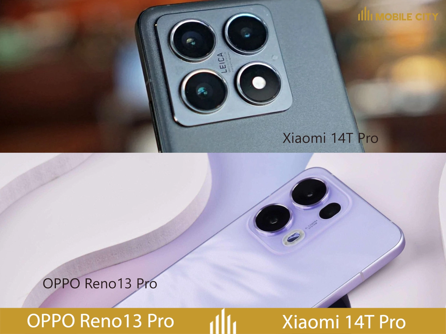 So sánh camera OPPO Reno13 Pro vs Xiaomi 14T Pro