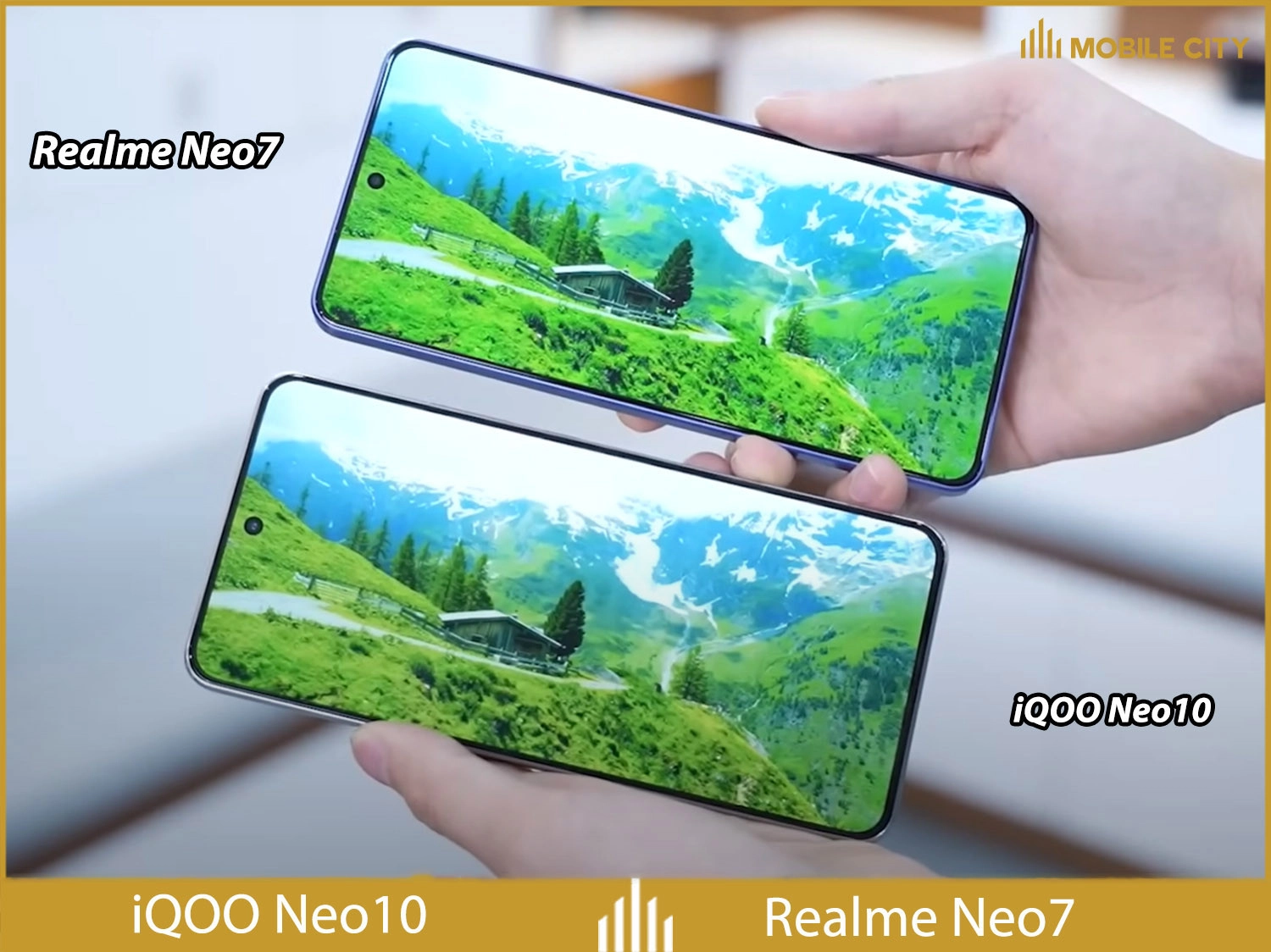 So sánh màn hình Realme Neo7 vs iQOO Neo 10