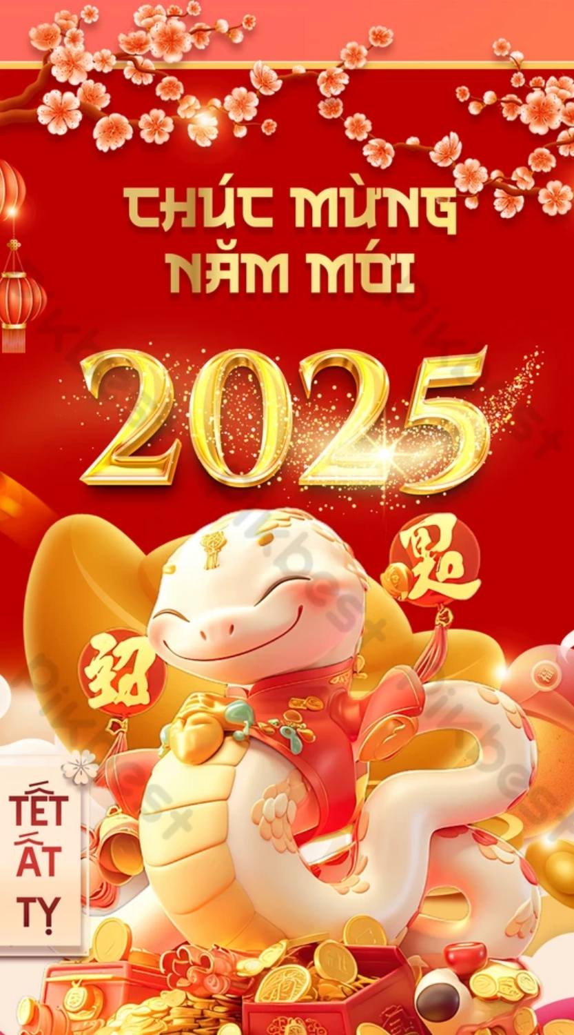 Ảnh rắn Tết 2025