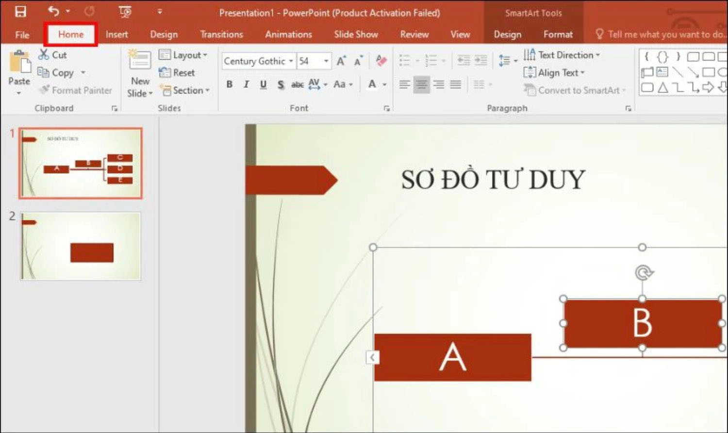 Thay đổi font chữ, kích thước, màu sắc hoặc kiểu chữ