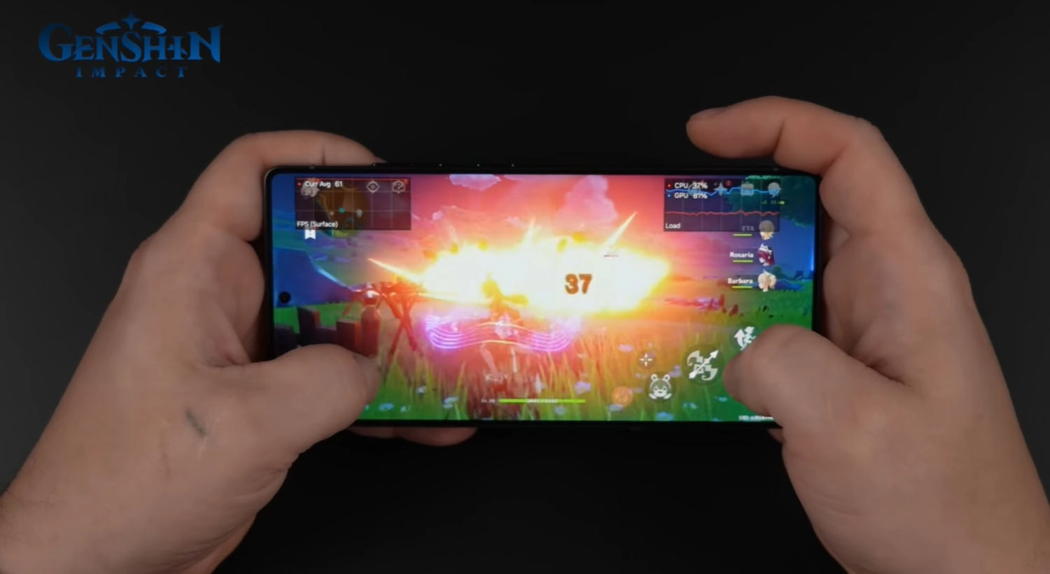 Đánh giá Samsung Galaxy S25 Ultra: Test game Genshin Impact