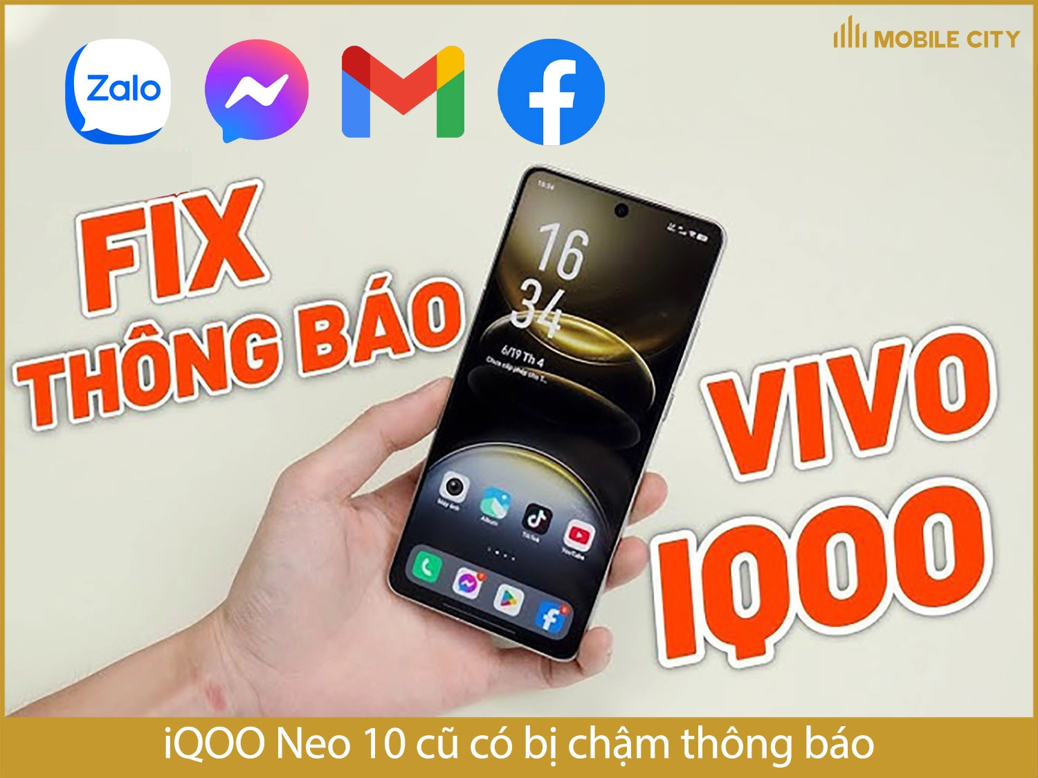 iQOO Neo 10 cũ có bị chậm thông báo không?