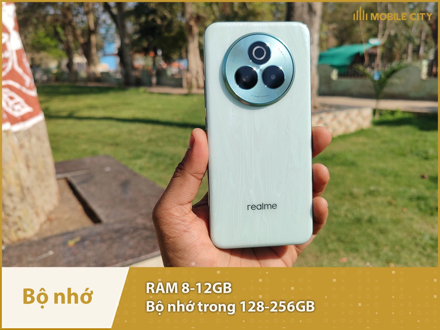 Realme P3 Pro có RAM 8-12GB & Bộ nhớ trong 128-256GB