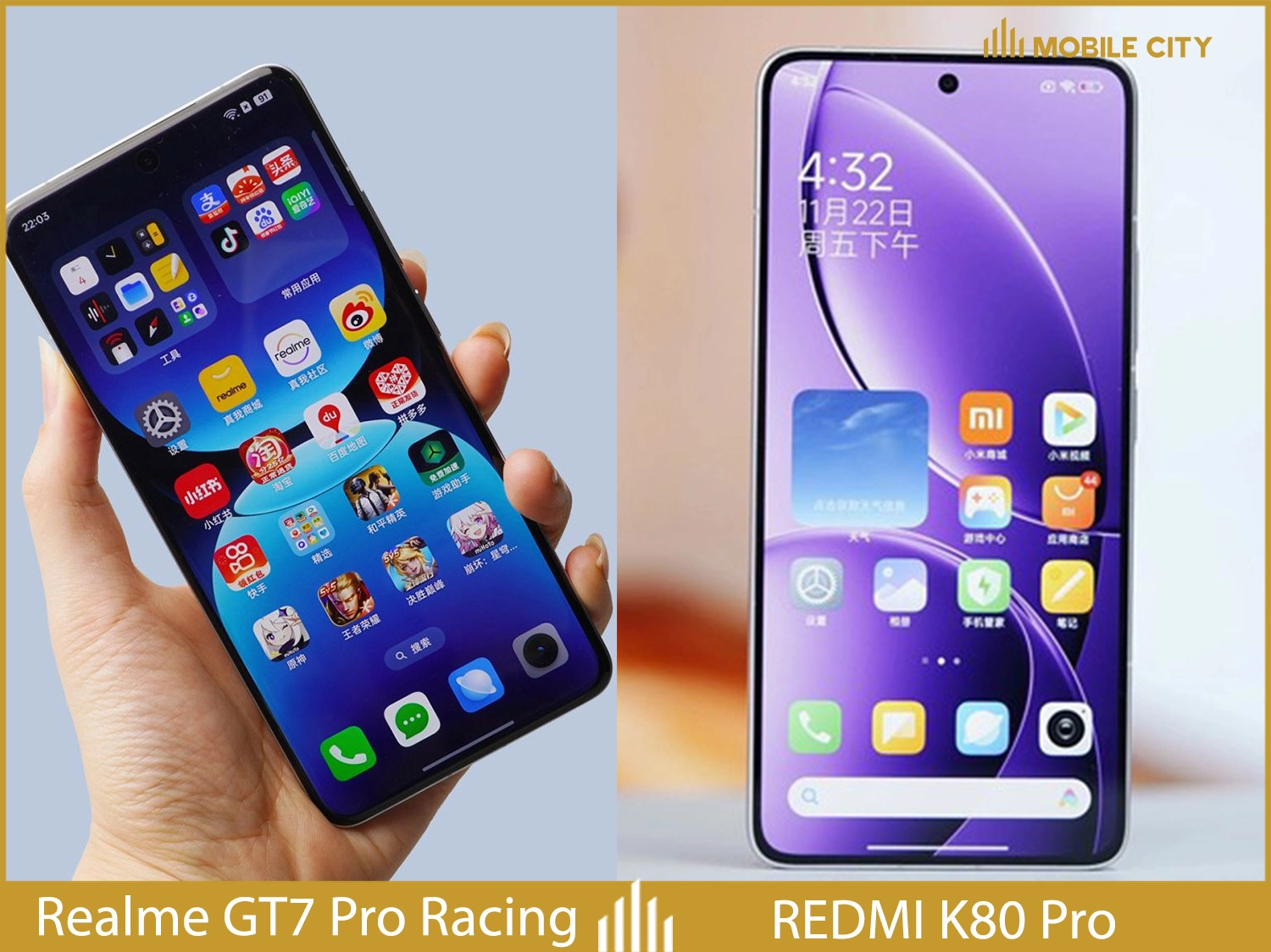 Realme GT7 Pro Racing có màn hình lớn hơn