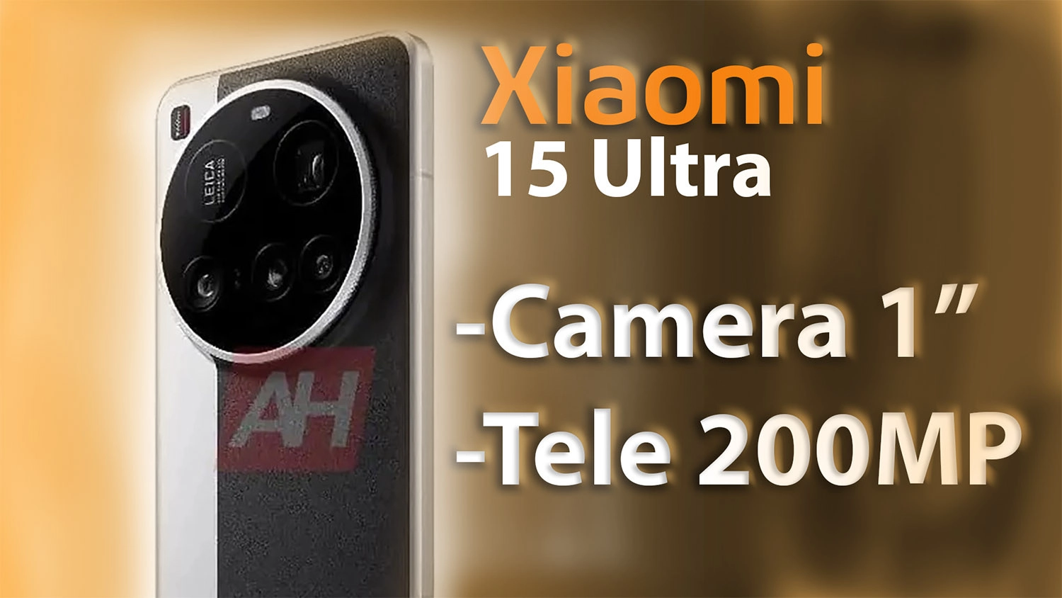 Thông số kỹ thuật camera Xiaomi 15 Ultra