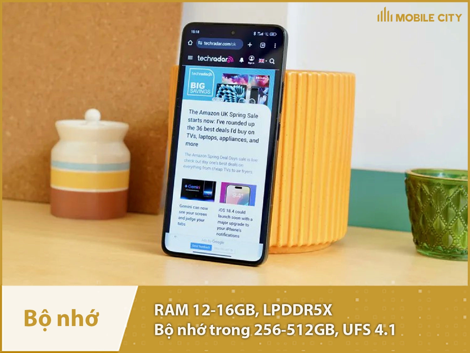 POCO F7 Ultra có RAM 12-16GB & Bộ nhớ trong 256-512GB