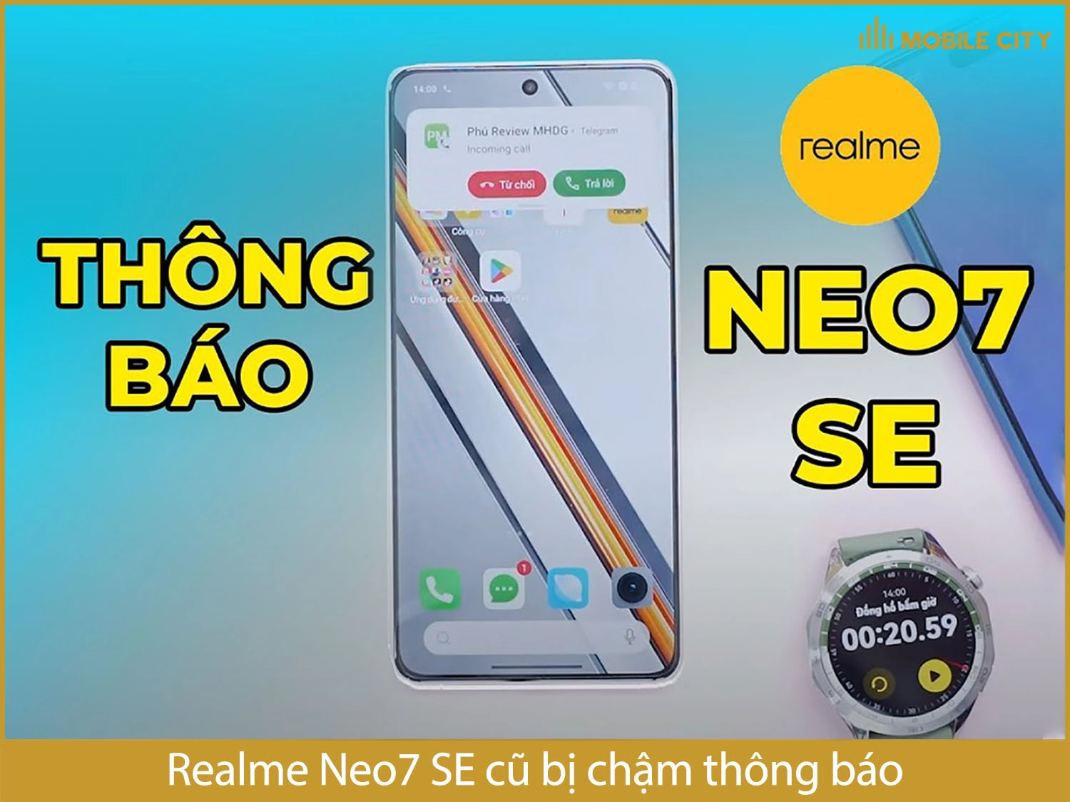 Realme Neo7 SE cũ có chậm thông báo không?