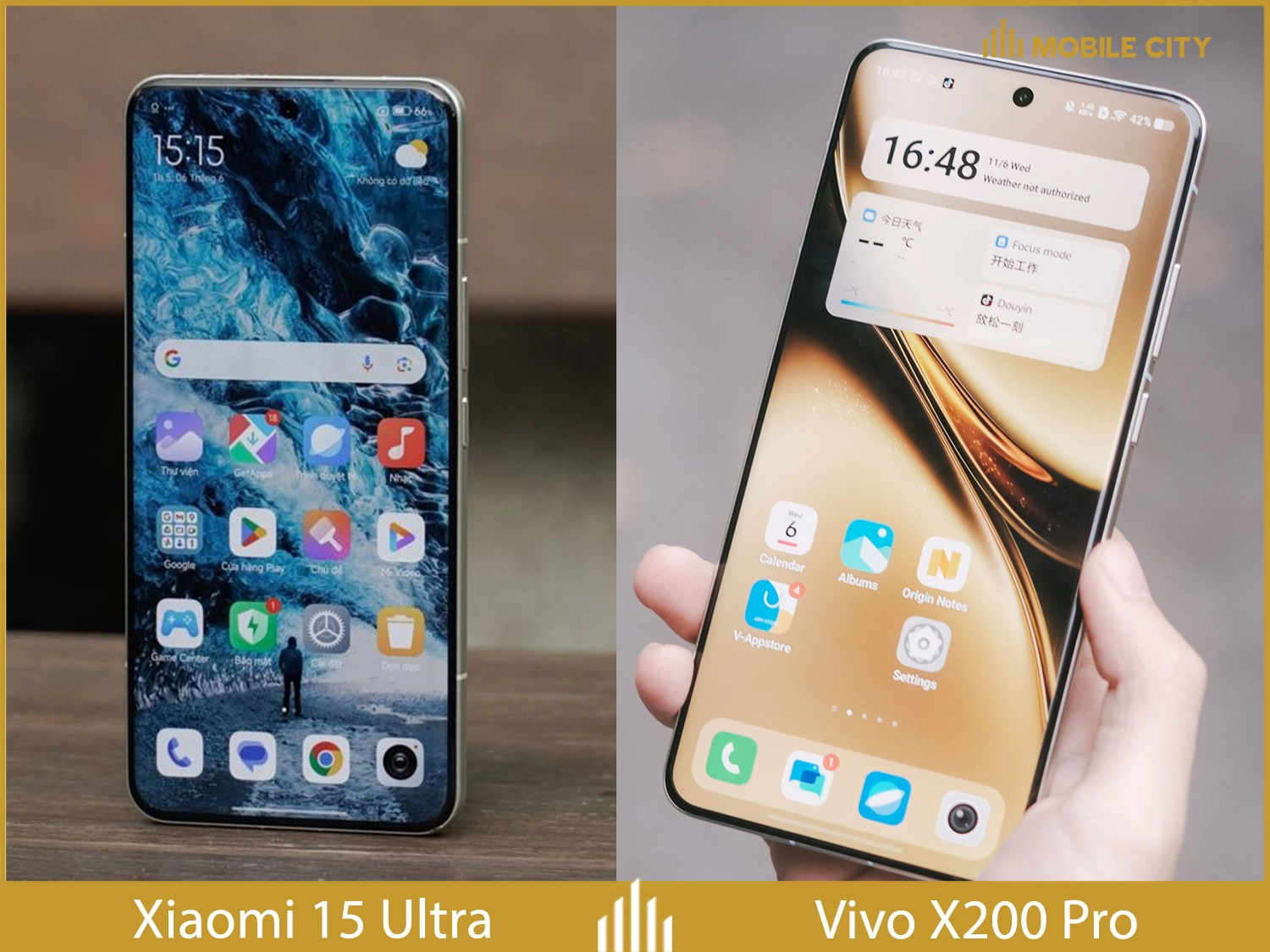 Màn hình của Vivo có phần nhỉnh hơn