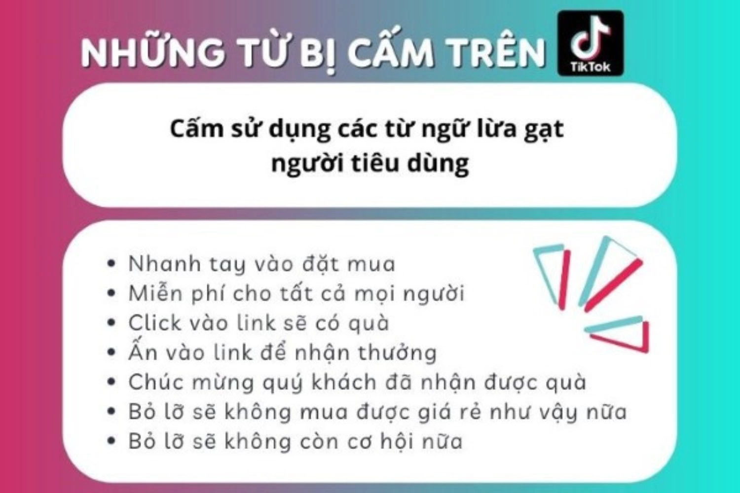 Từ ngữ mang tính chất lừa gạt người mua hàng