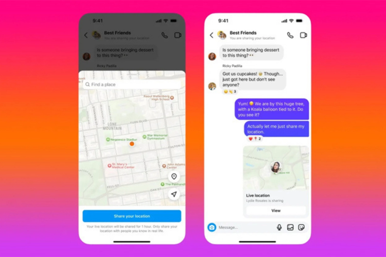 Lưu ý khi gửi vị trí Instagram