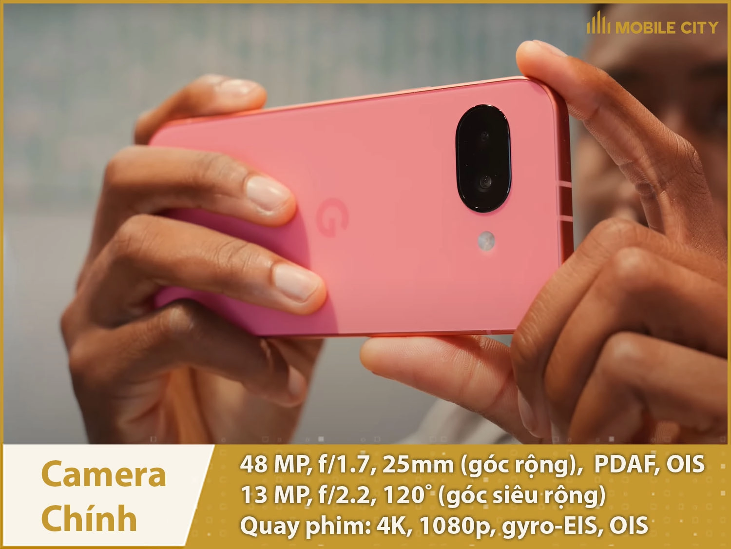 Camera kép 48MP & Hỗ trợ quay phim 4K