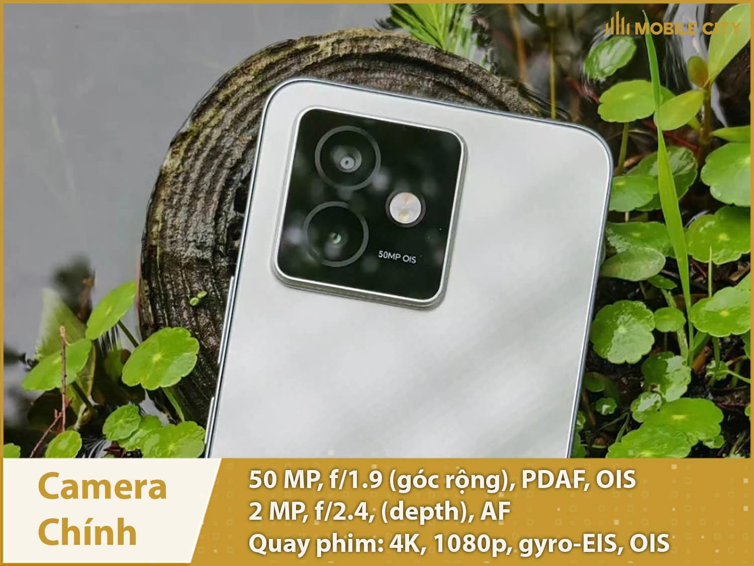 Camera kép 50MP; Quay phim 4K