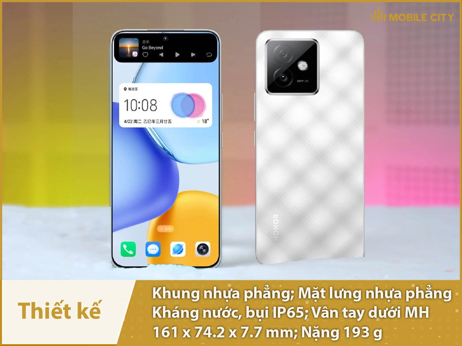 Thiết kế, vuông vức, hoa văn nổi bật, có IP65