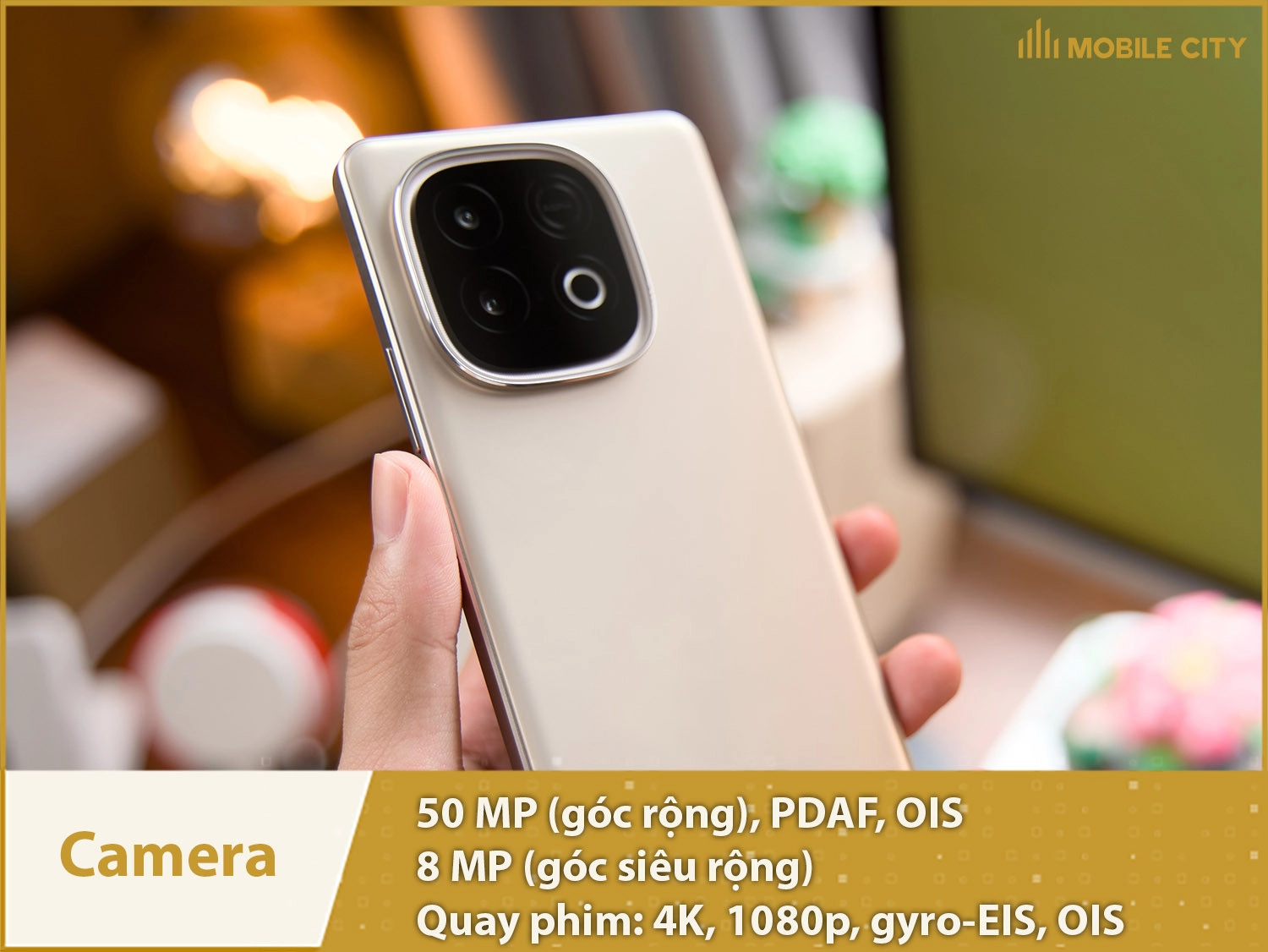 Camera kép 50MP & Quay phim 4K