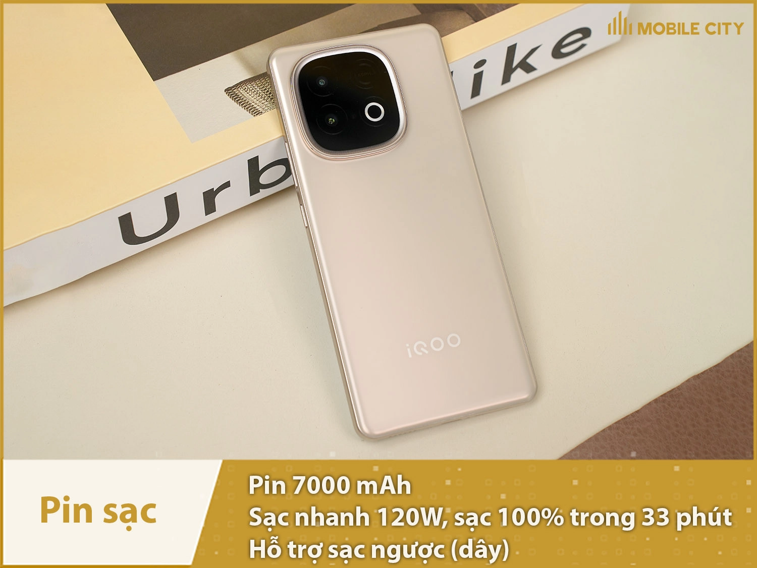 Pin siêu khủng 7000mAh & Sạc nhanh 120W