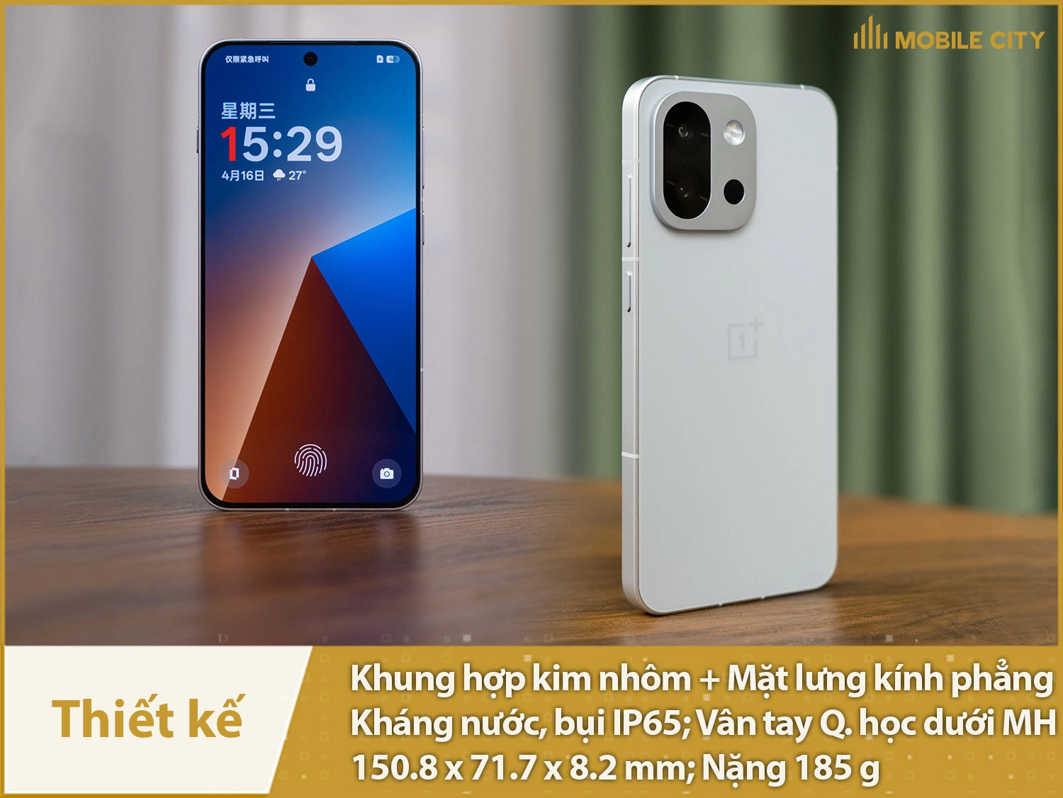 Thiết kế vuông vức, nhỏ gọn, có IP65