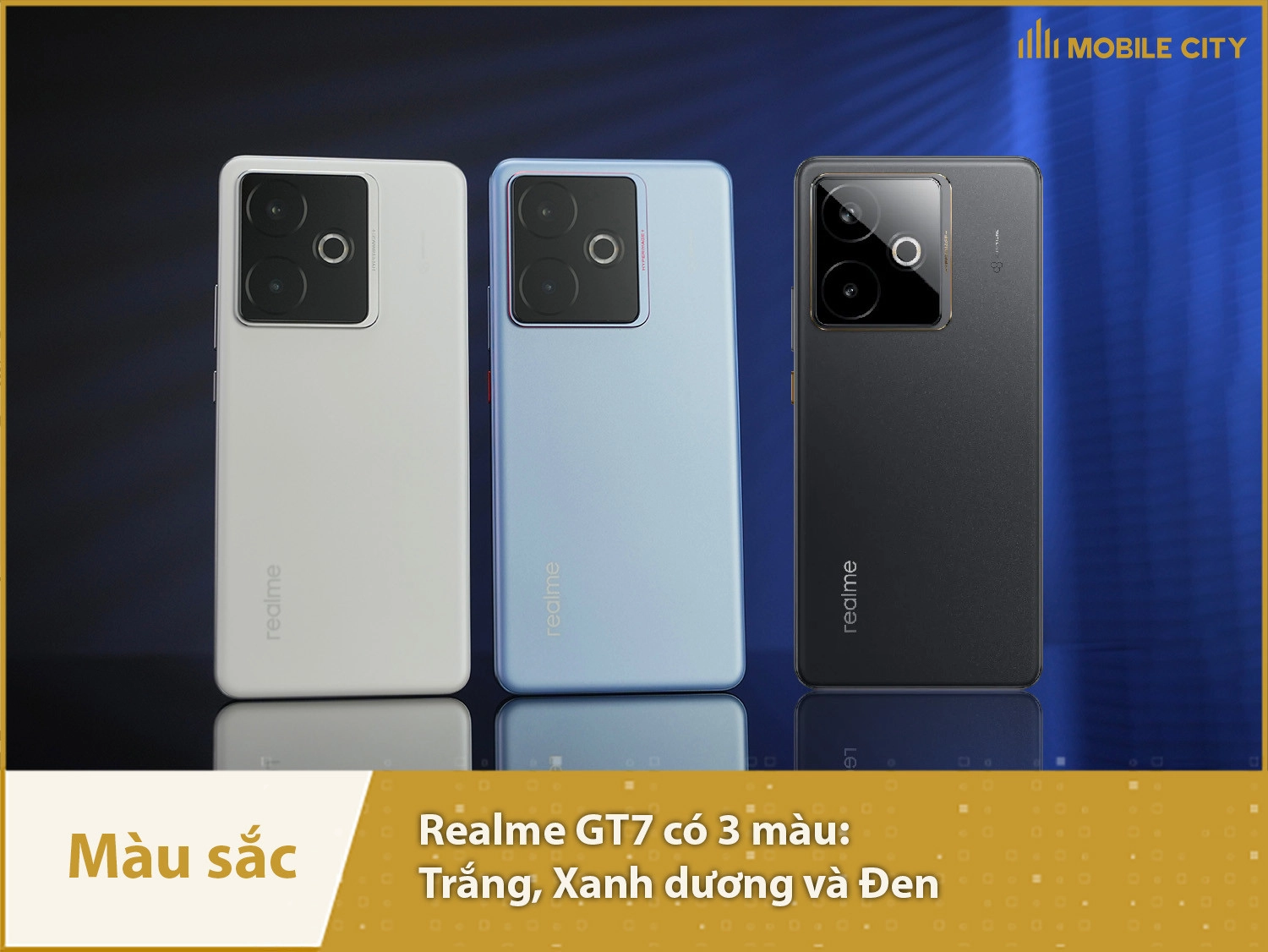 Realme GT cung cấp 3 màu sắc