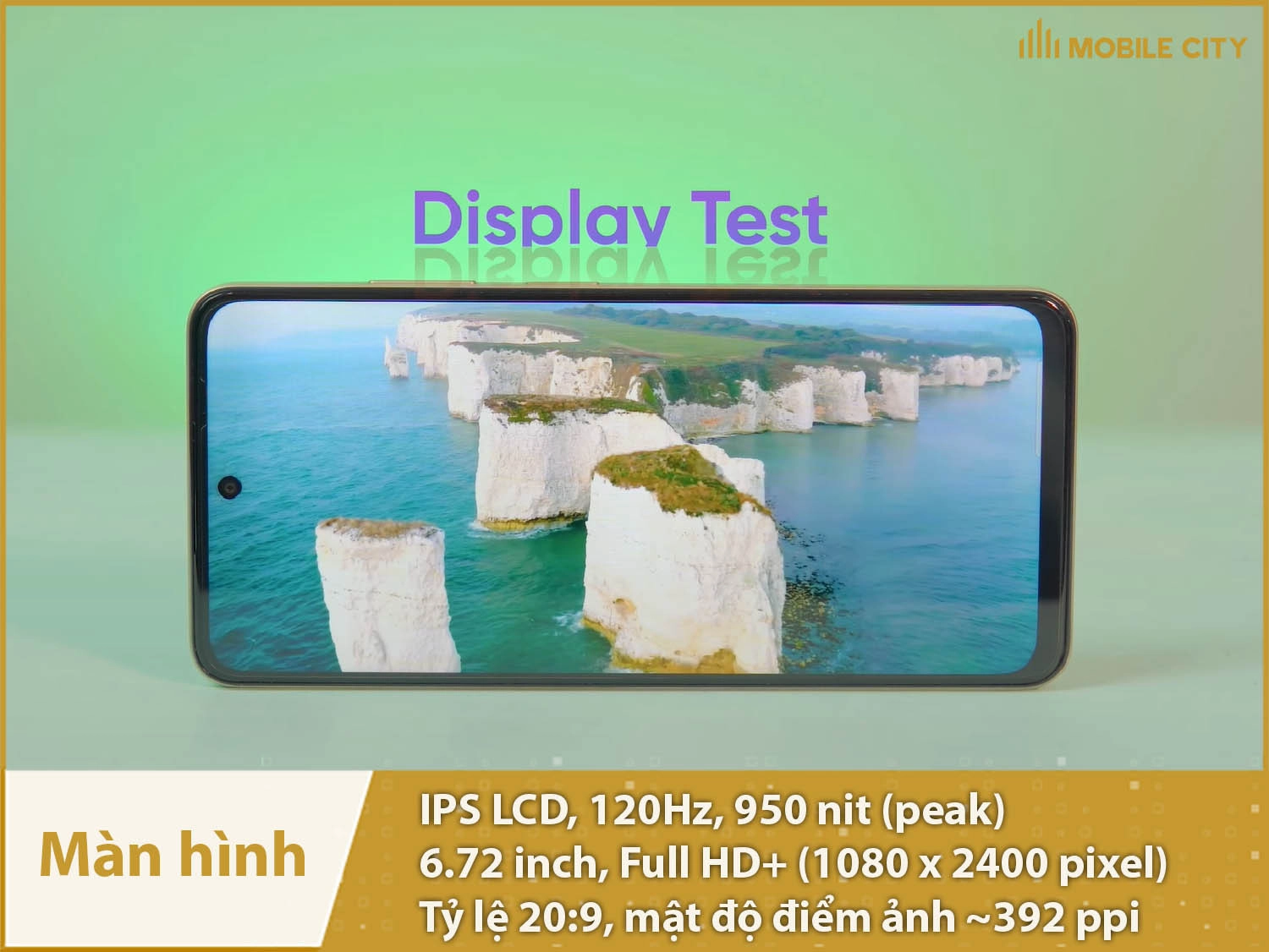 Màn hình AMOLED 1 tỷ màu