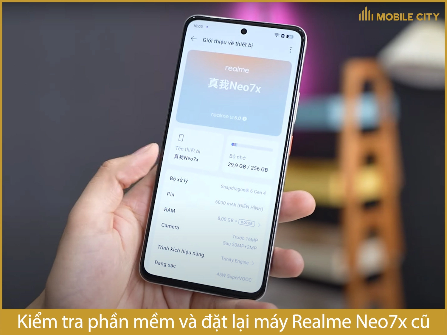 Kiểm tra phần mềm và đặt lại máy