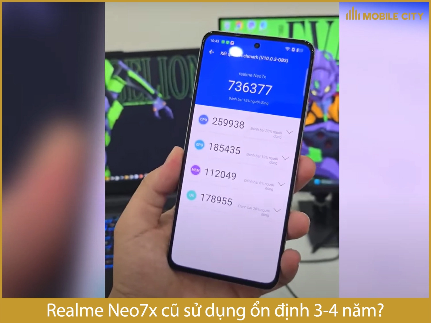 Realme Neo7x cũ sử dụng ổn định mấy năm?