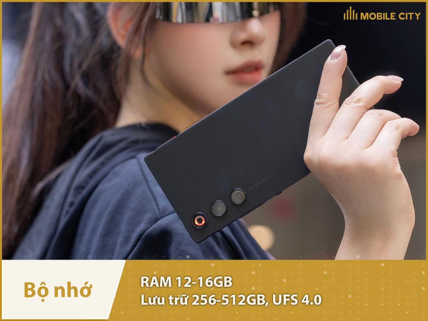 Red Magic 10 Air có RAM 12-16GB & Bộ nhớ trong 256-512GB