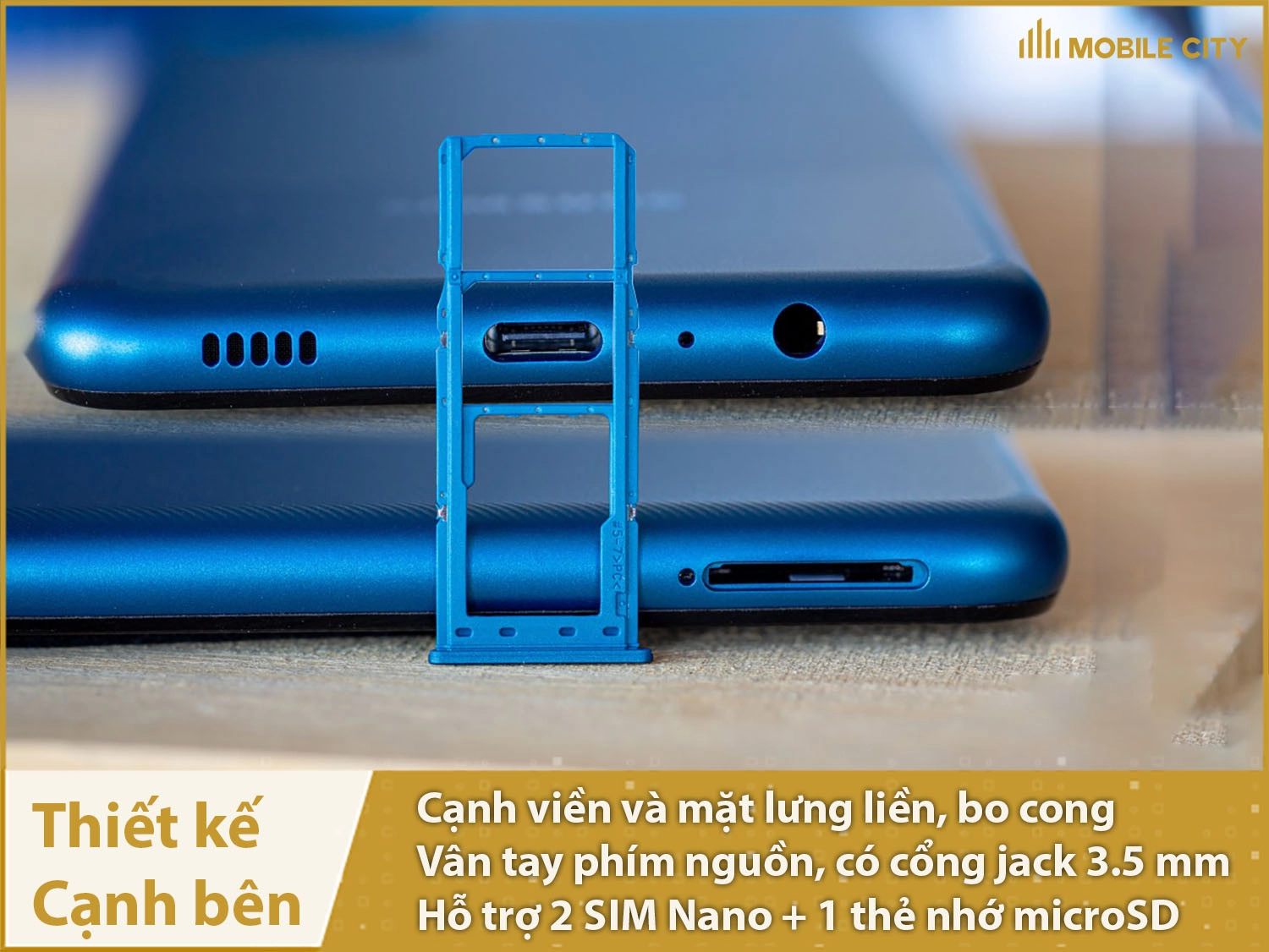 Cạnh bên bo cong mềm mại