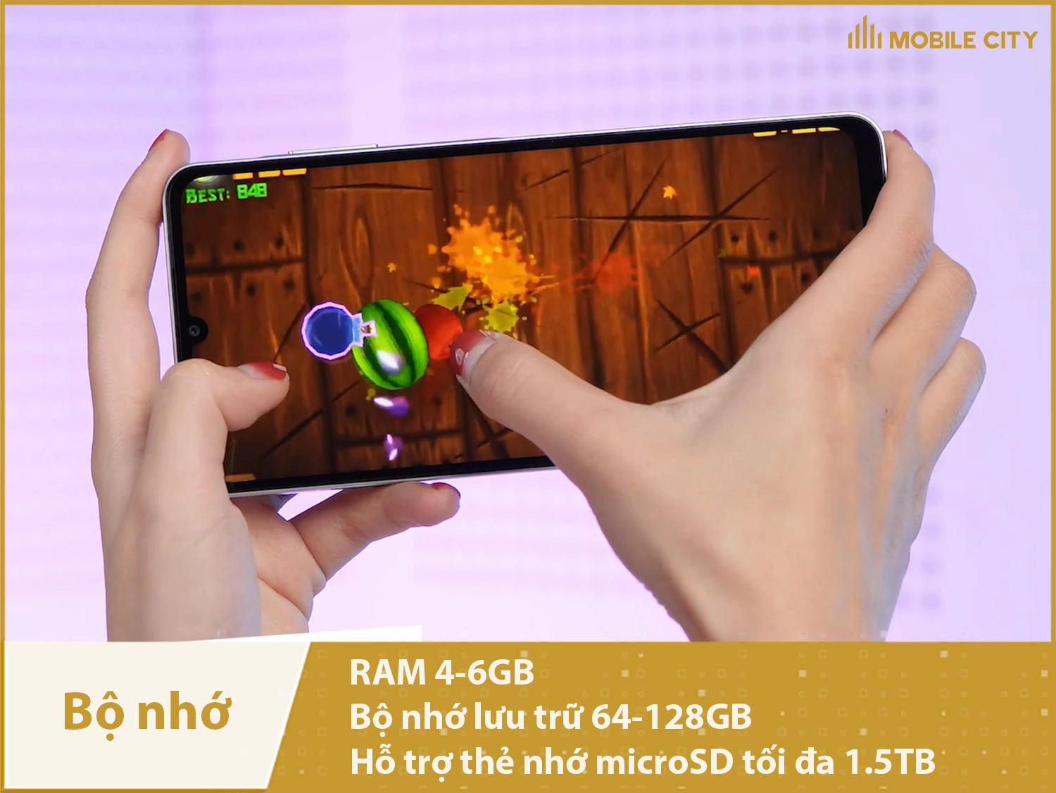 Samsung Galaxy A06 5G có RAM 4-6GB & Bộ nhớ trong 64-128GB