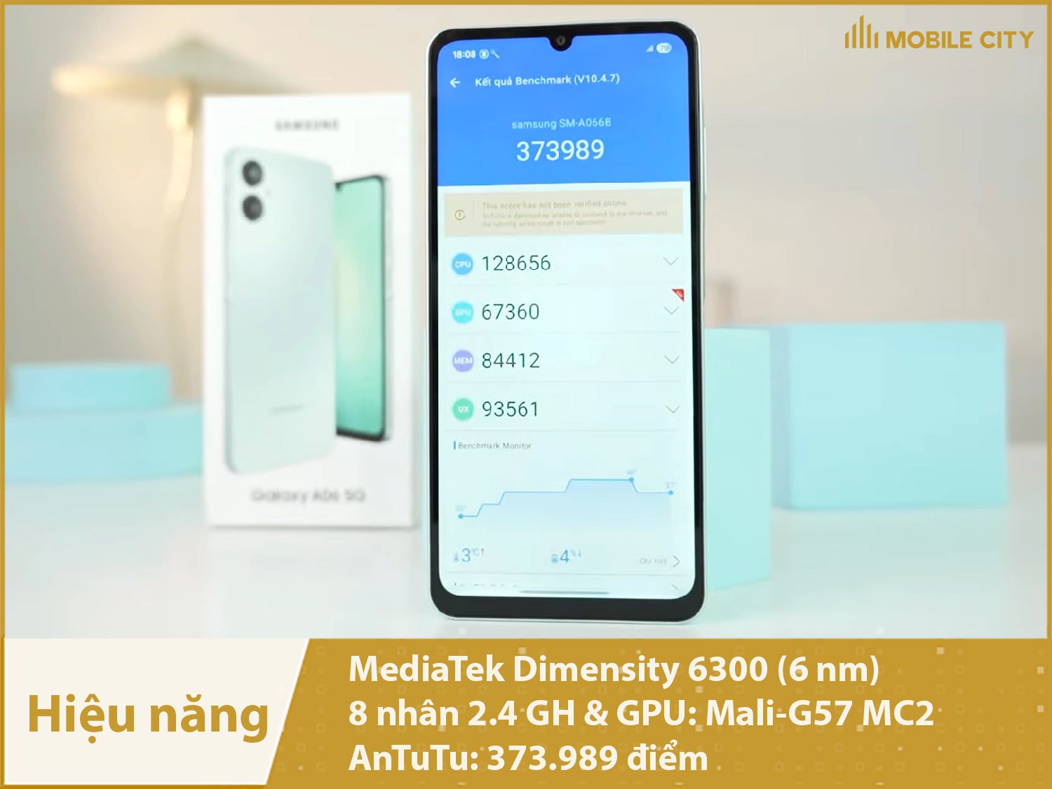 Hiệu năng mạnh mẽ với 373.989 điểm AnTuTu
