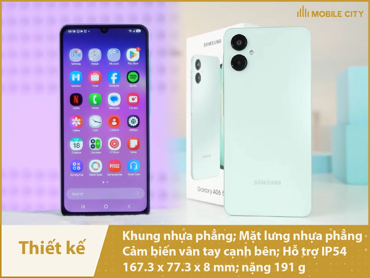 Thiết kế vuông vức, thời trang, có IP54