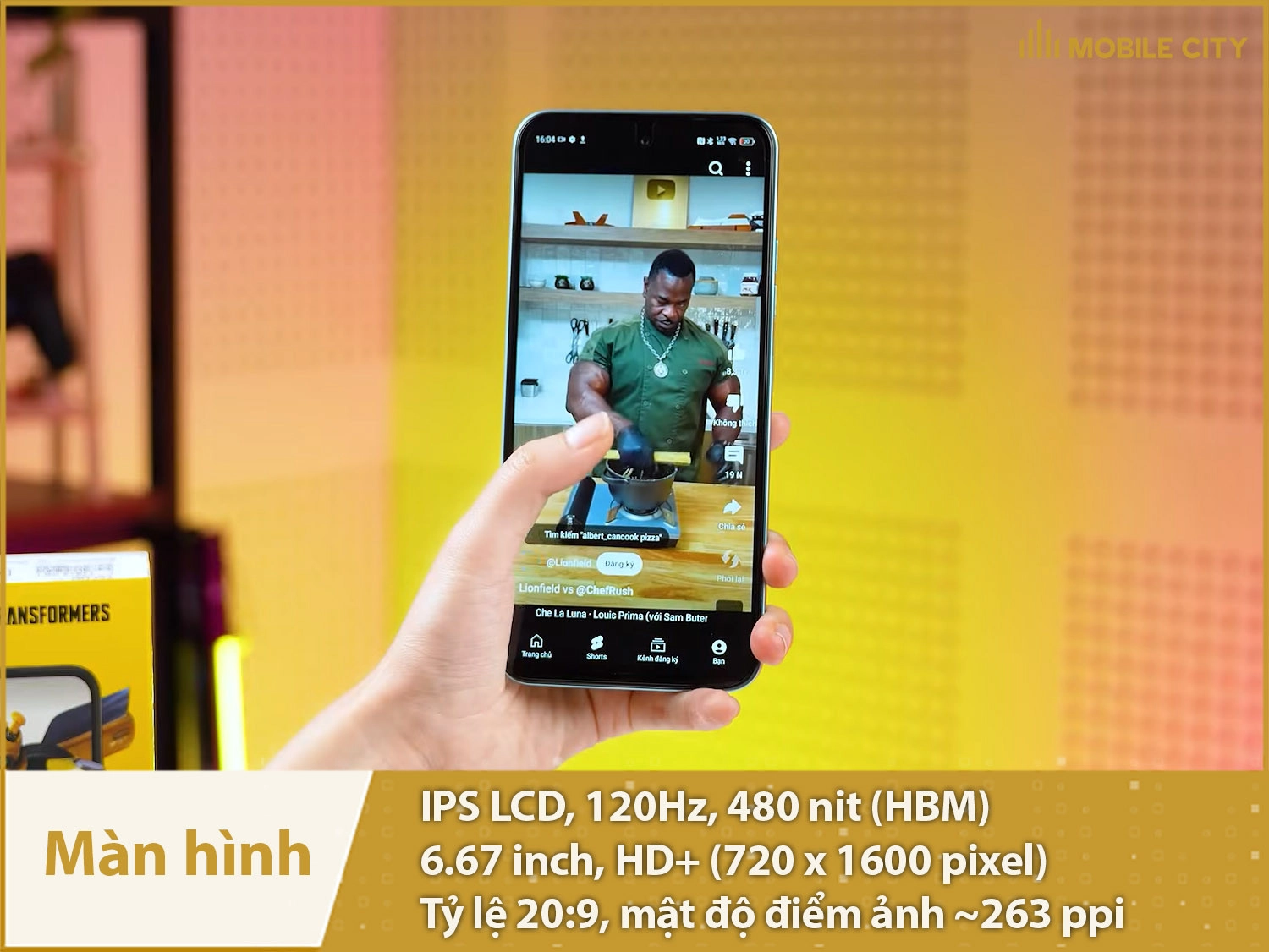 Màn hình 120Hz cực mượt