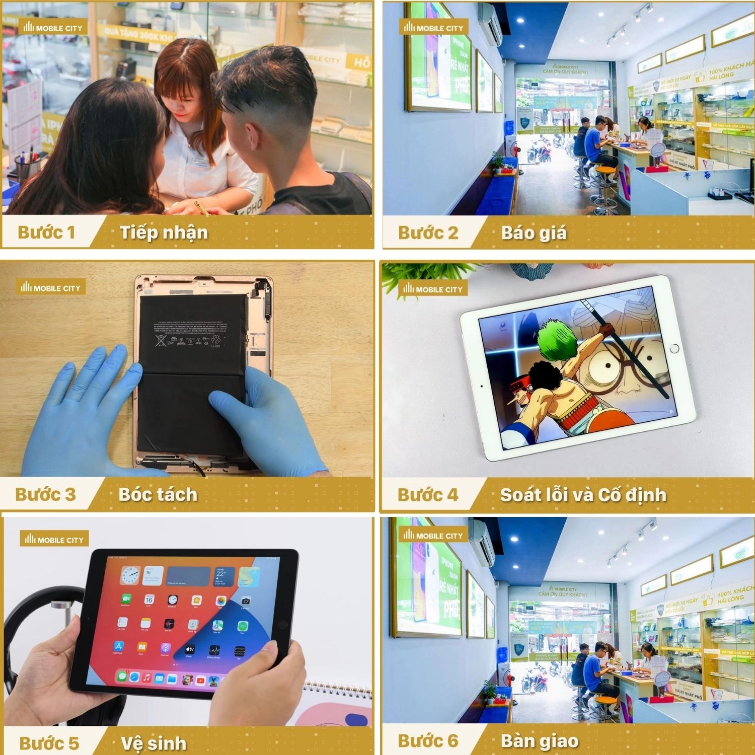 Thay Pin iPad Gen 6, quy trình