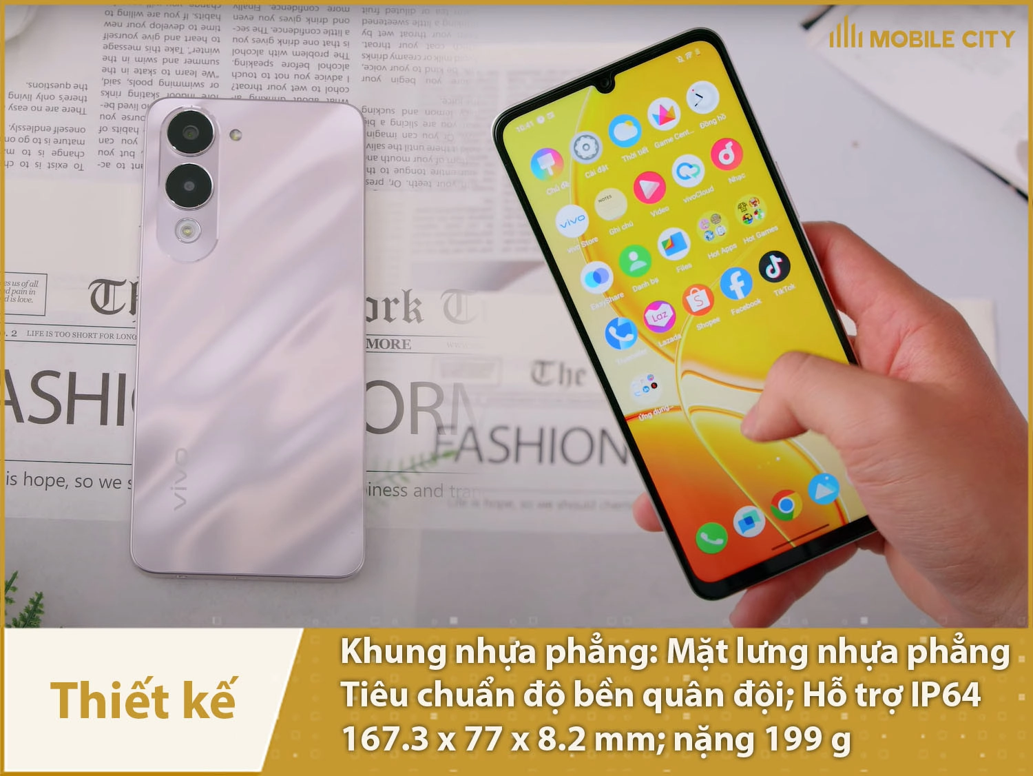 Thiết kế thời trang, siêu bền tiêu chuẩn quân đội