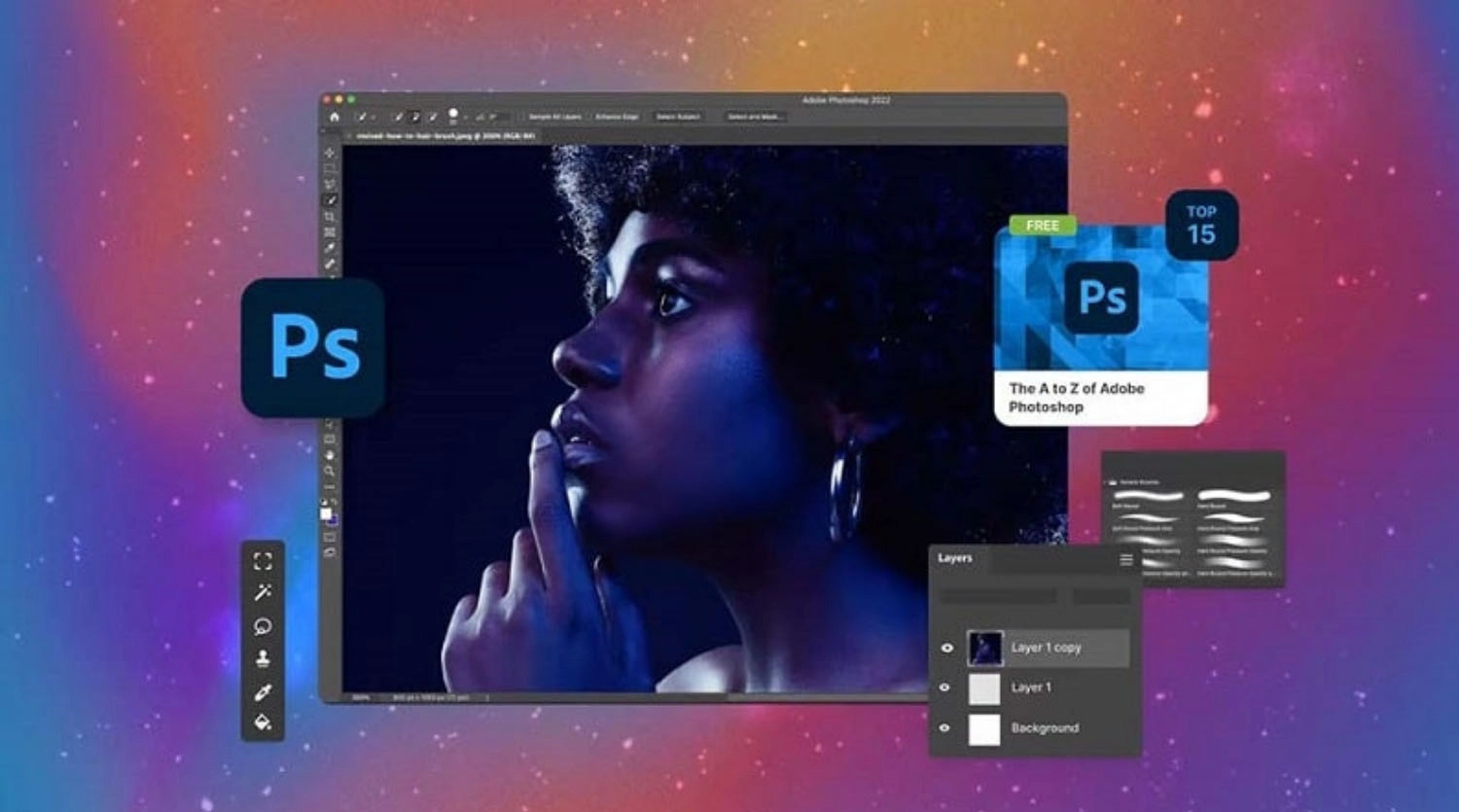 Lưu ý khi dán hình ảnh vào vùng chọn trong Photoshop