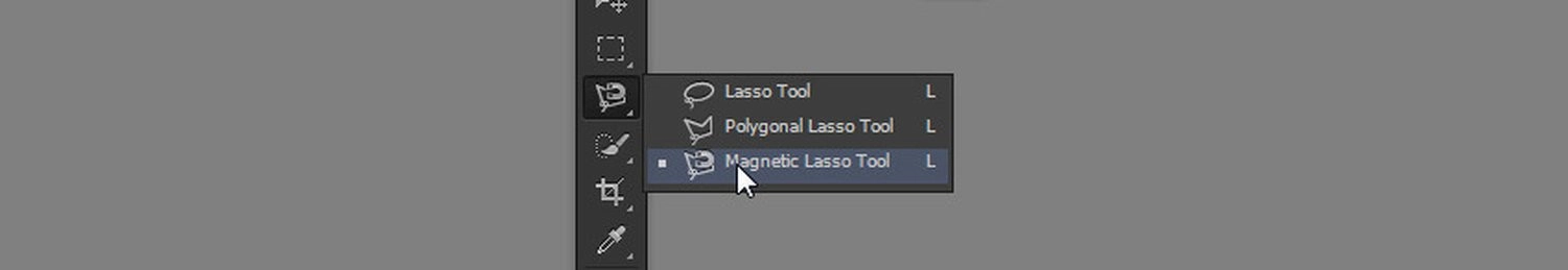 Chọn Lasso Tool > Chọn Magnetic Lasso Tool
