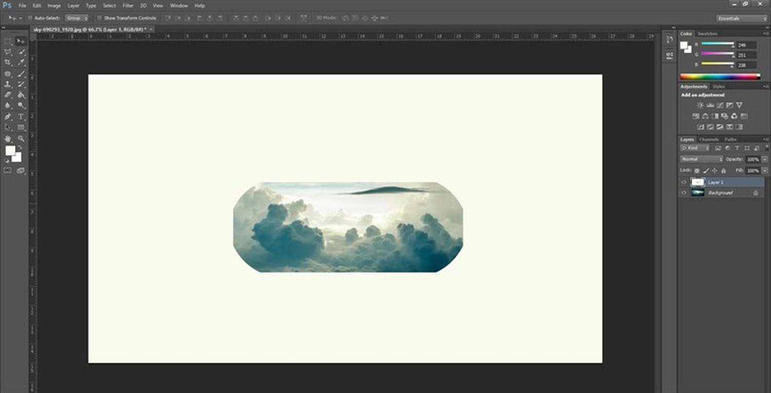 Chọn công cụ Paint Bucket Tool