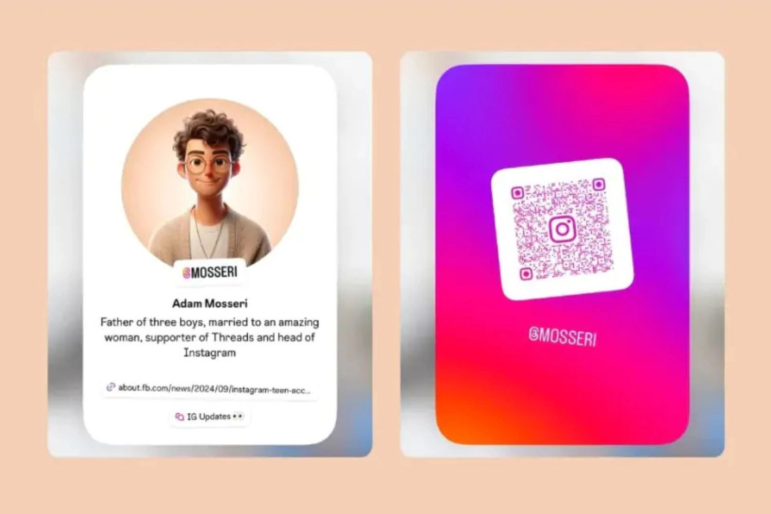 Lợi ích của tạo danh thiếp cá nhân trên Instagram