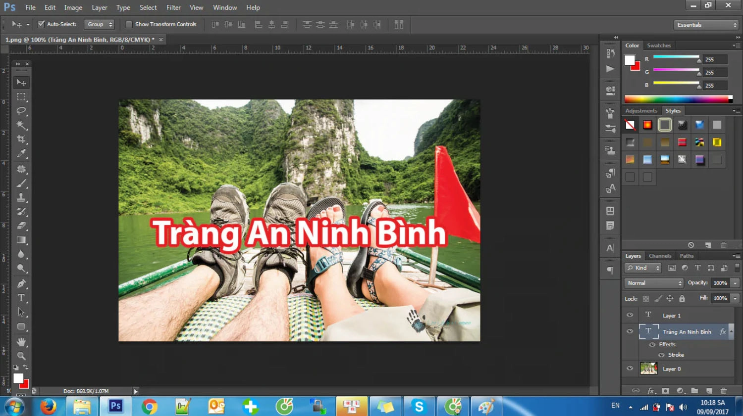 Một vài lý do nên sử dụng tạo viền chữ trong Photoshop
