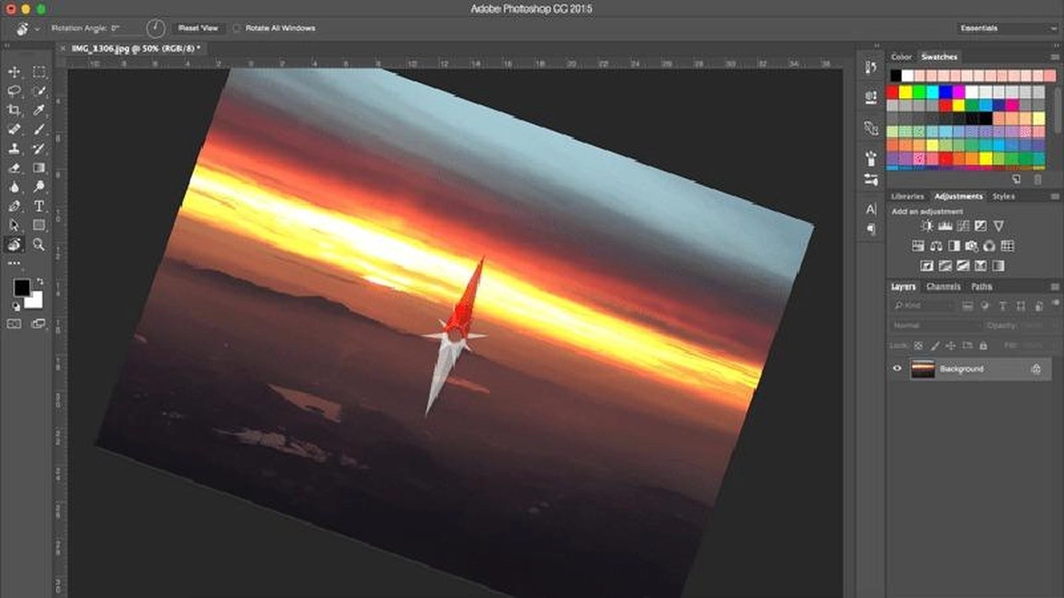 Tại sao cần xoay ảnh trong Photoshop?