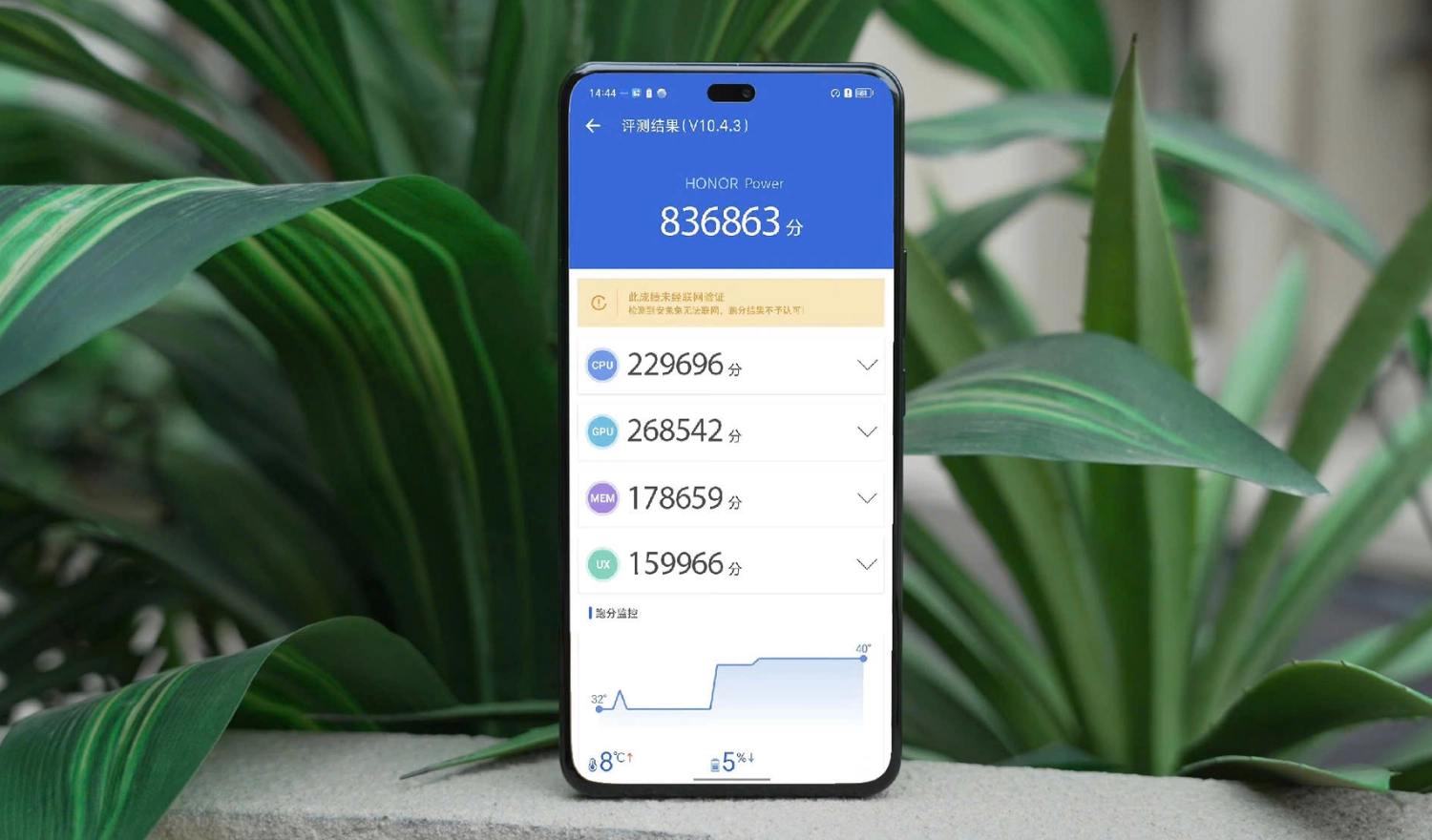 Honor Power đạt 836.863 điểm AnTuTu