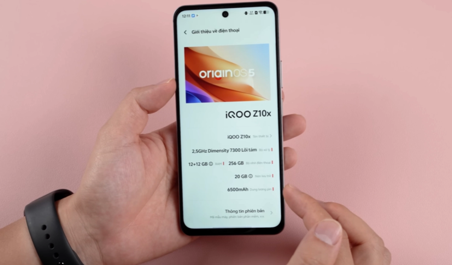 iQOO Z10x sở hữu chip Dimensity 7300