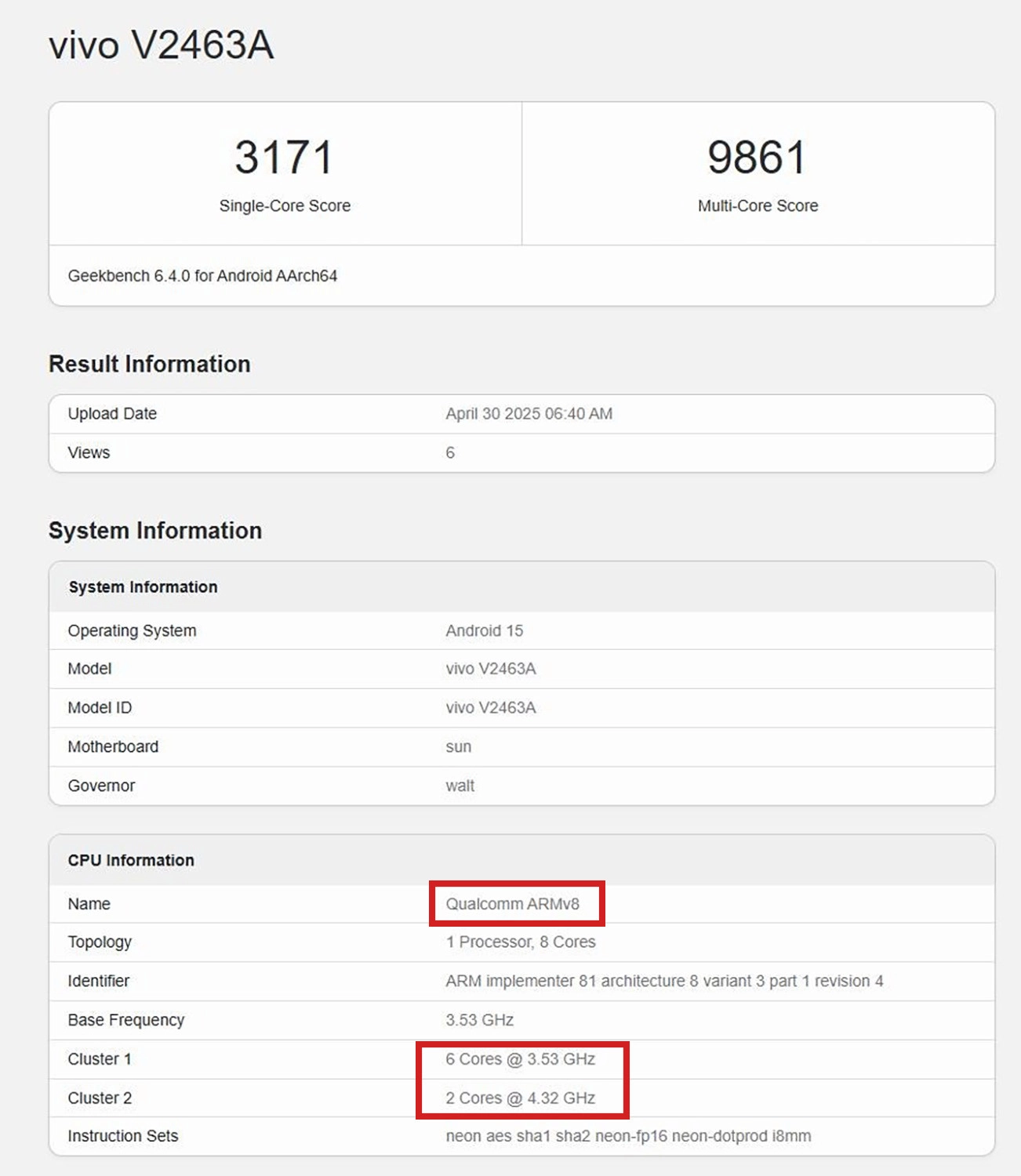 iQOO Neo 10S Pro Plus đã xuất hiện trên trang web điểm hiệu năng Geekbench