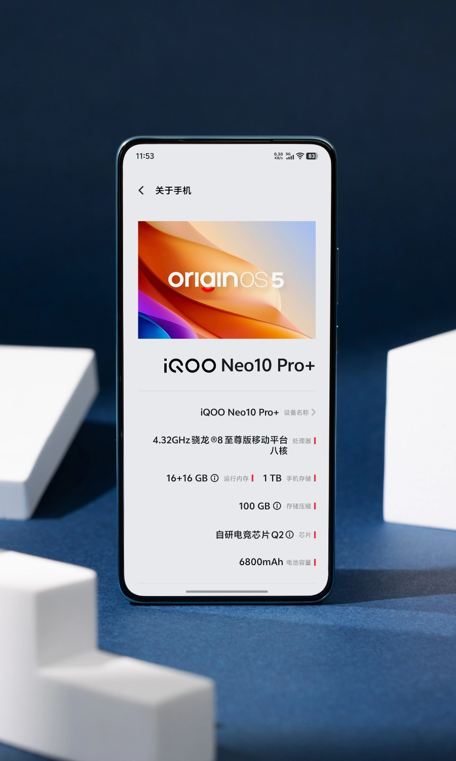 Thông số kỹ thuật của iQOO Neo 10 Pro Plus 