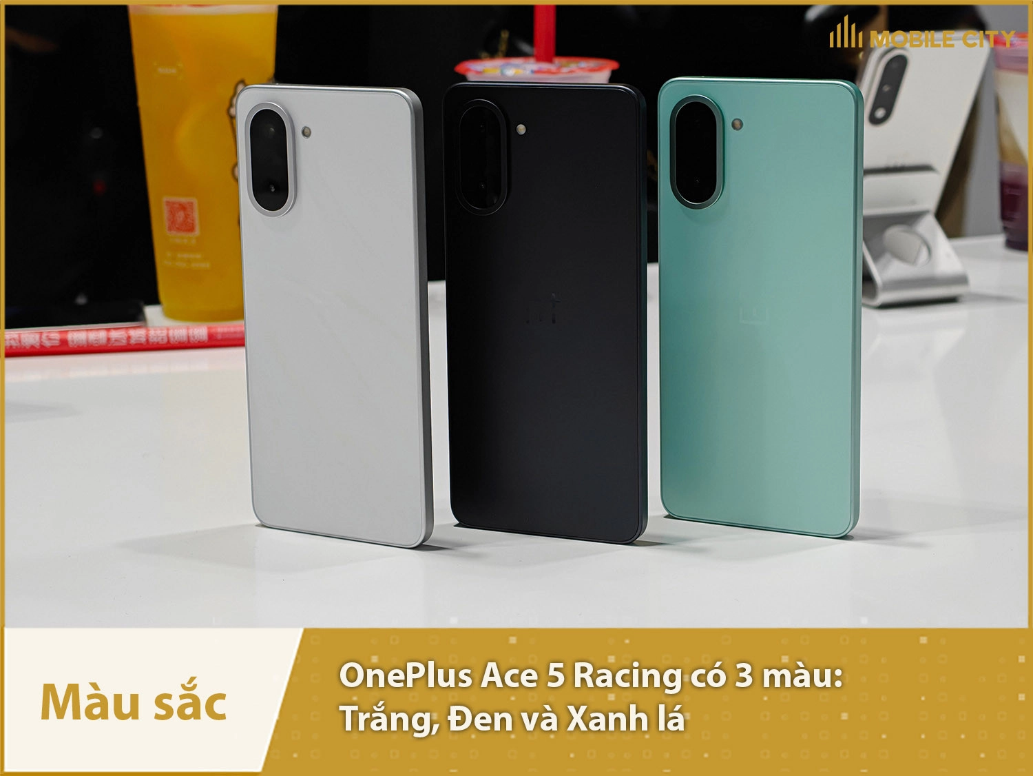OnePlus Ace 5 Racing có 3 màu sắc