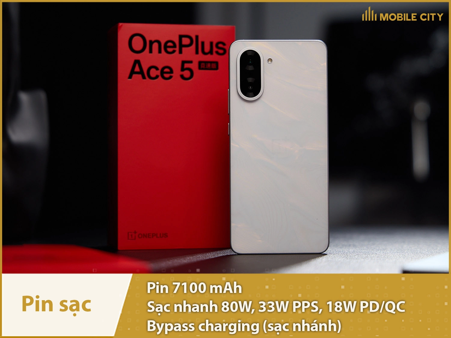 Pin 7100mAh cực trâu & Sạc nhanh 80W