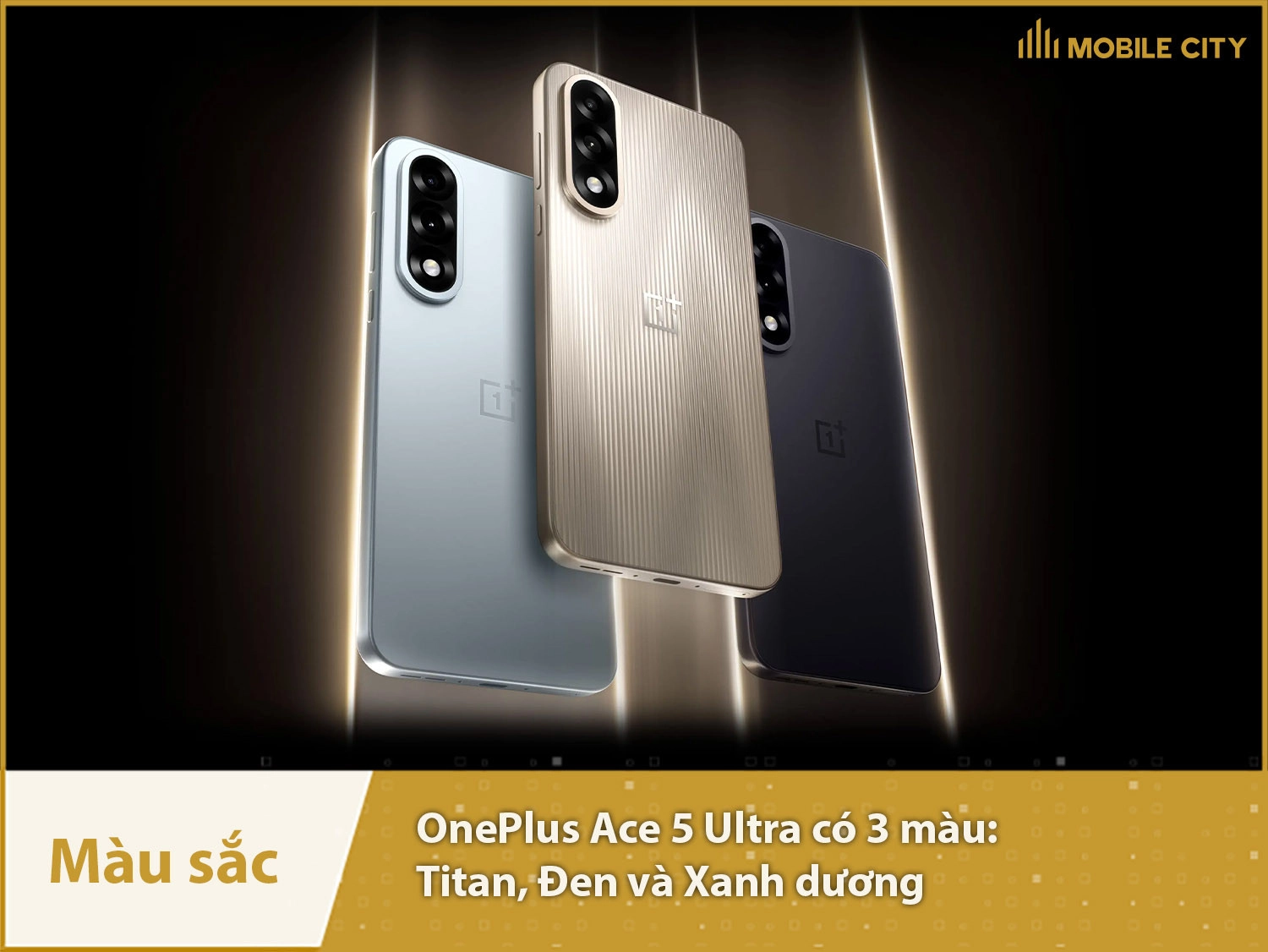 OnePlus Ace 5 Ultra có 3 màu sắc lựa chọn