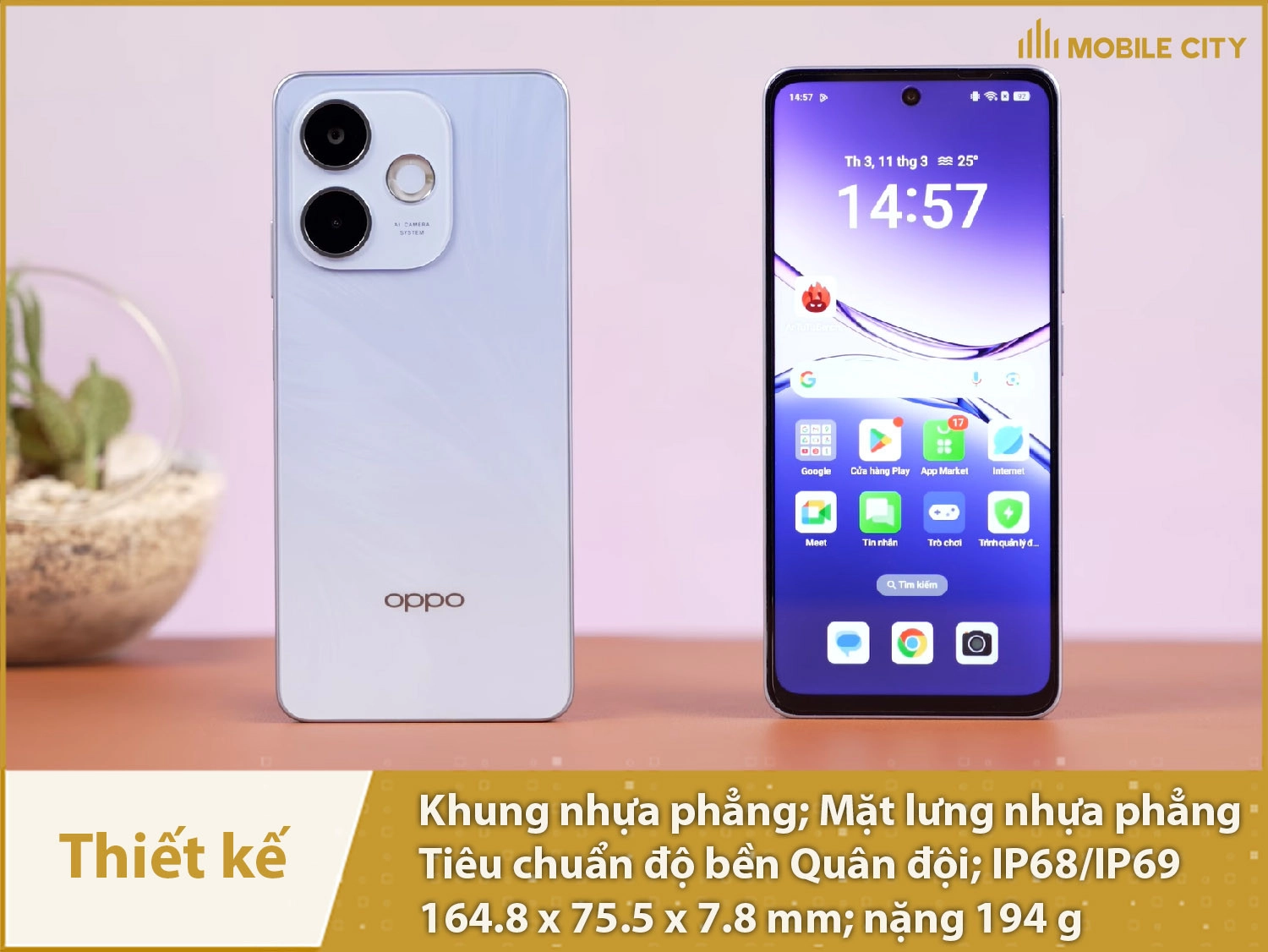 Thiết kế thanh thoát siêu bền, hỗ trợ IP68/IP69
