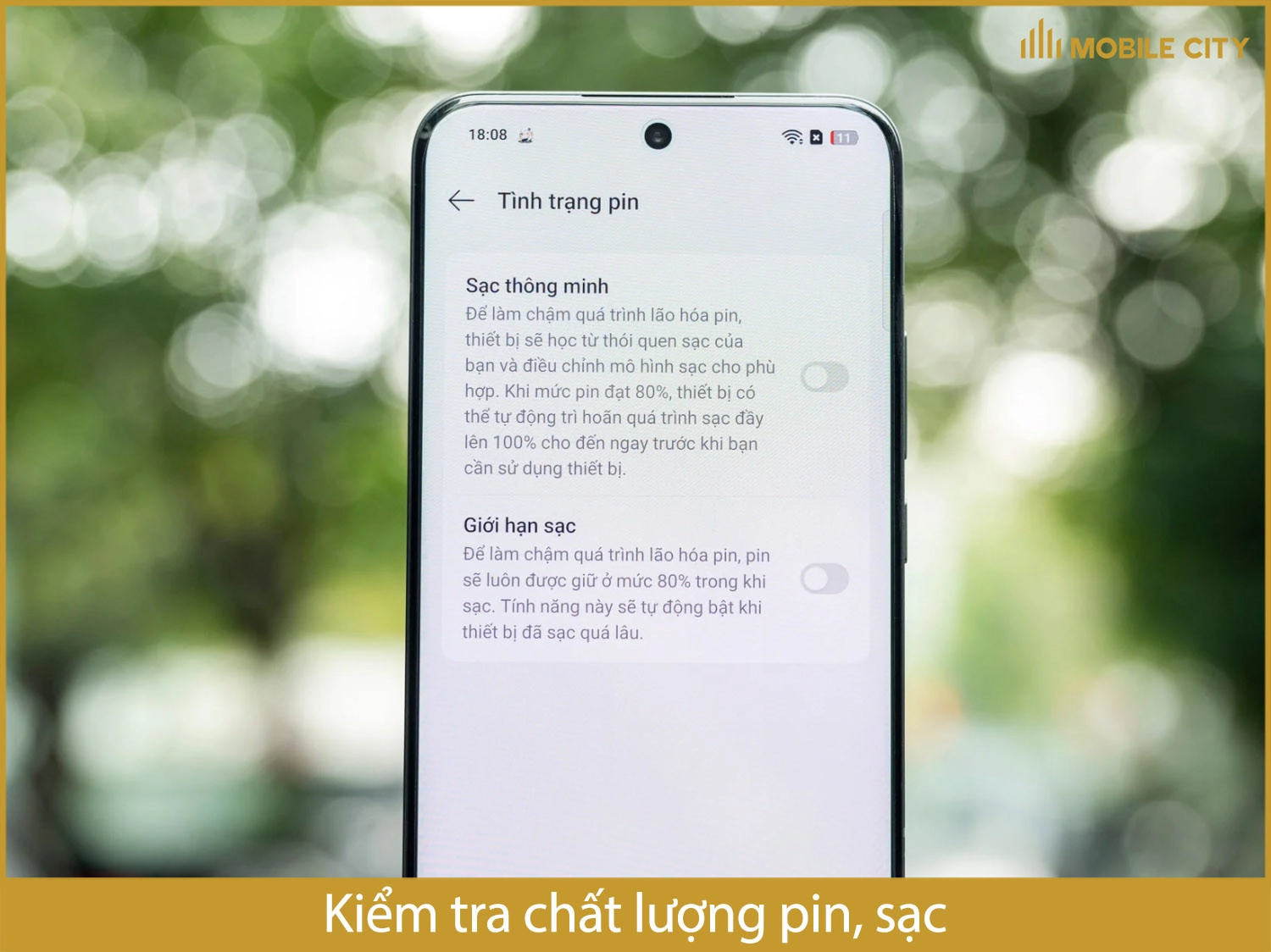 Kiểm tra pin và sạc