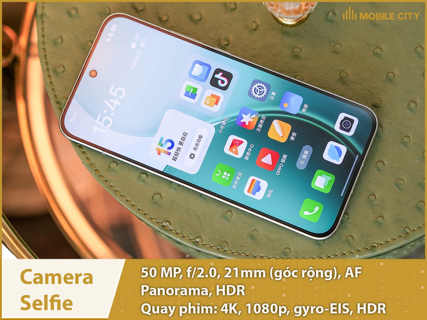 Camera selfie 50MP & Quay phim 4K