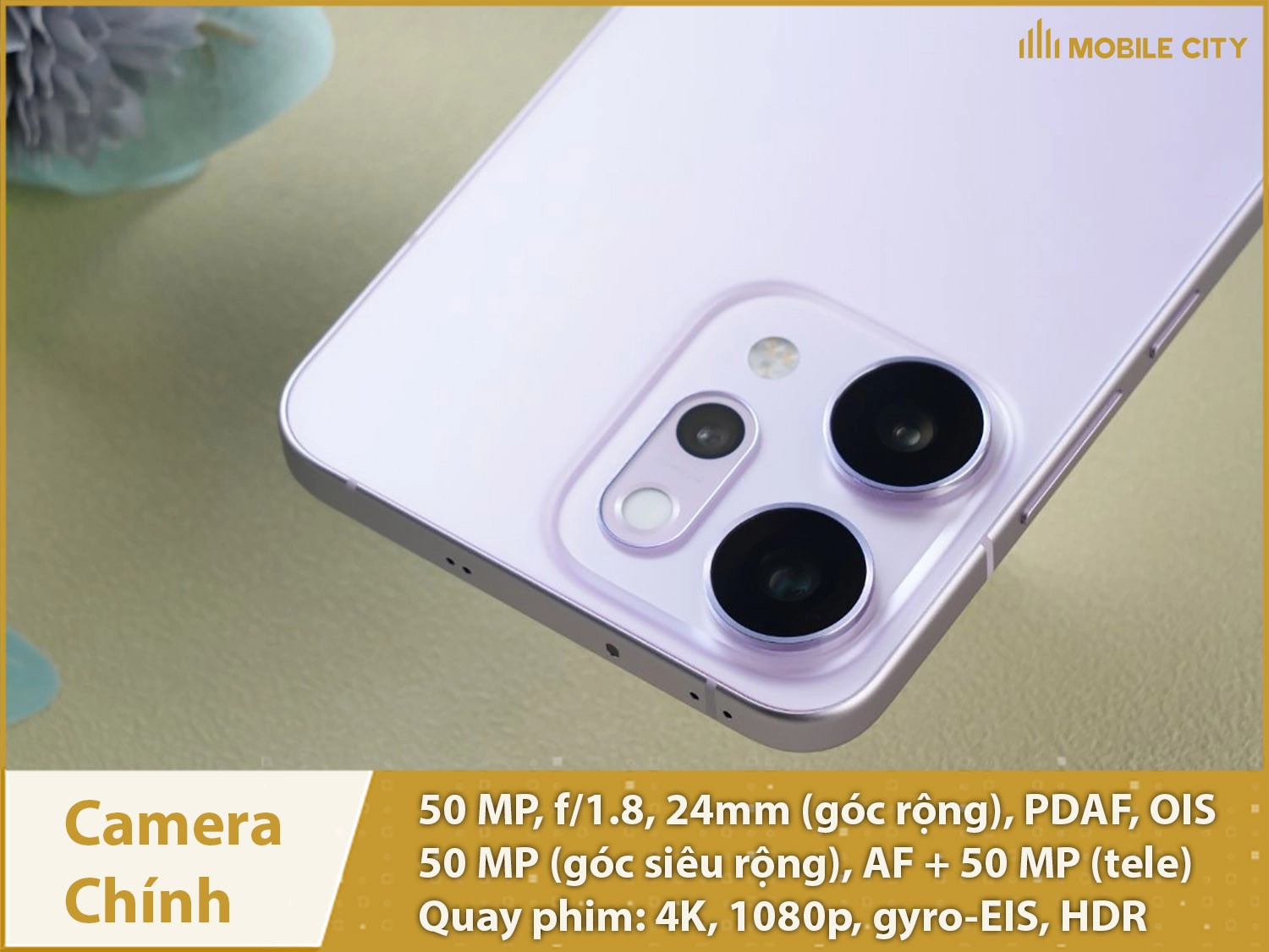 3 camera 50MP & Quay phim 4K