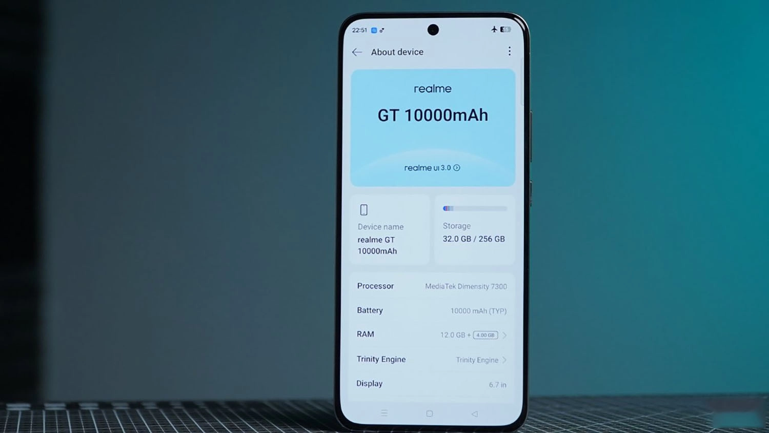 Realme GT 10000mAh đang được thử nghiệm với khả năng cao sẽ ra mắt chính thức